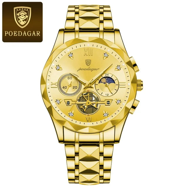 POEDAGAR Luxury Men's watch - Business Goals Royal.pro