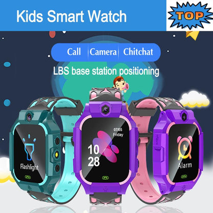 Voice Chat Math Game Flashlight Kids Smart Watch Gift