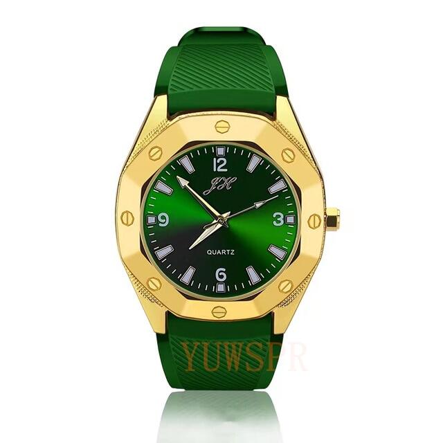 Mens Watch Green - Front