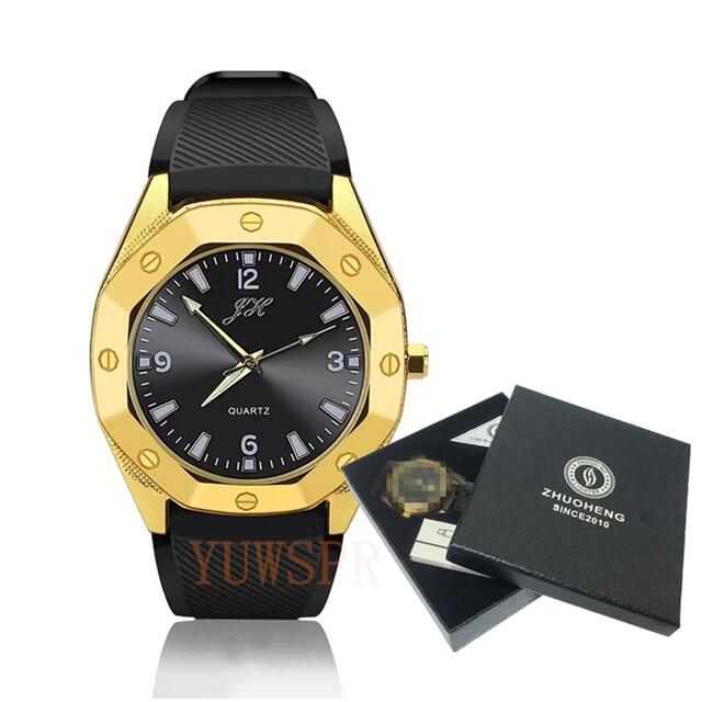 Mens Watch Black - Gold with box