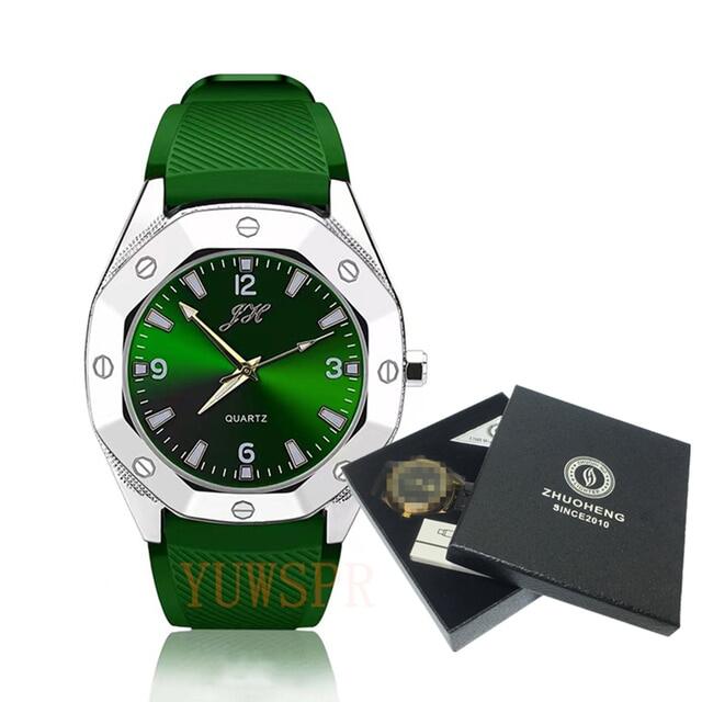 Mens Watch Green with box -Front