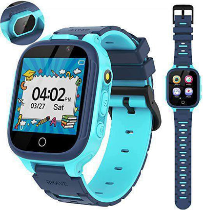 Voice Chat Math Game Flashlight Kids Smart Watch Gift