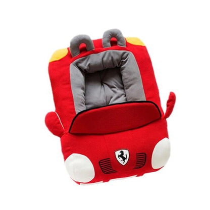 Luxury Car Pet Beds - red above