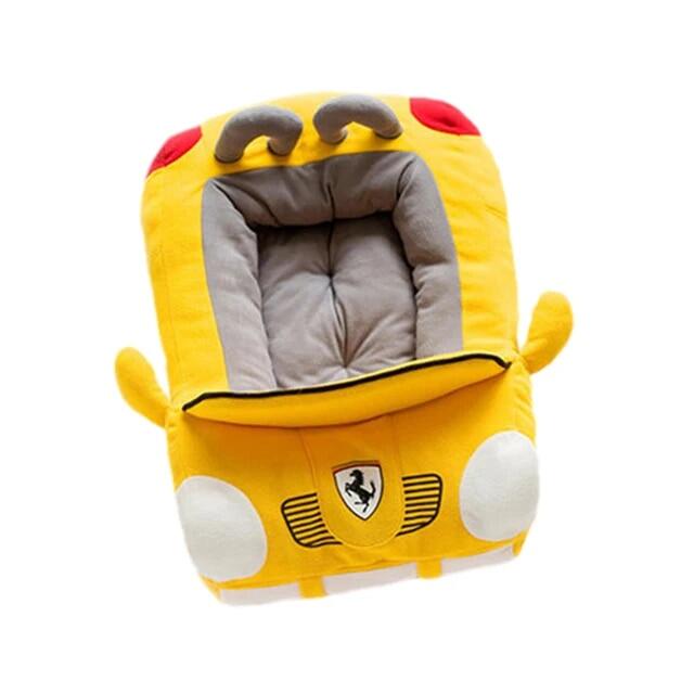 Luxury Car Pet Beds - Yellow above