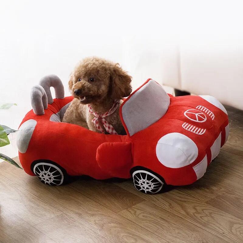 Luxury Car Pet Beds-red