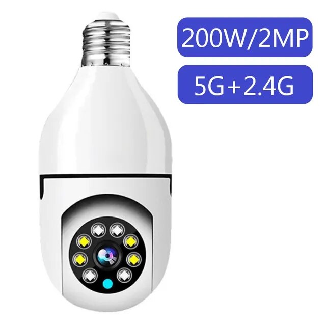 Bulb Surveillance Camera-5G+2.4 G