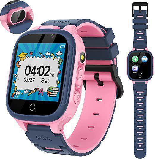 Voice Chat Math Game Flashlight Kids Smart Watch Gift