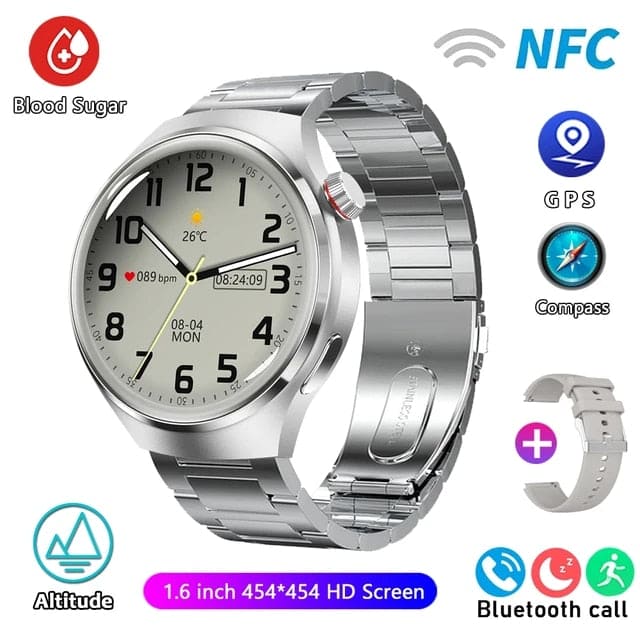 NFC GPS Smart Watch for men