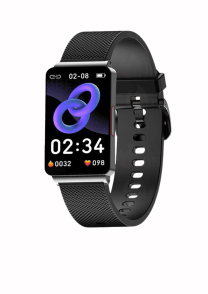 Blood Glucose Monitor Smart Watch-Rubber