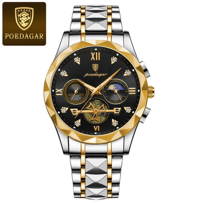 POEDAGAR Luxury Men's watch - Business Goals Royal.pro