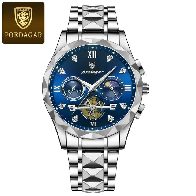 POEDAGAR Luxury Men's watch - Business Goals Royal.pro