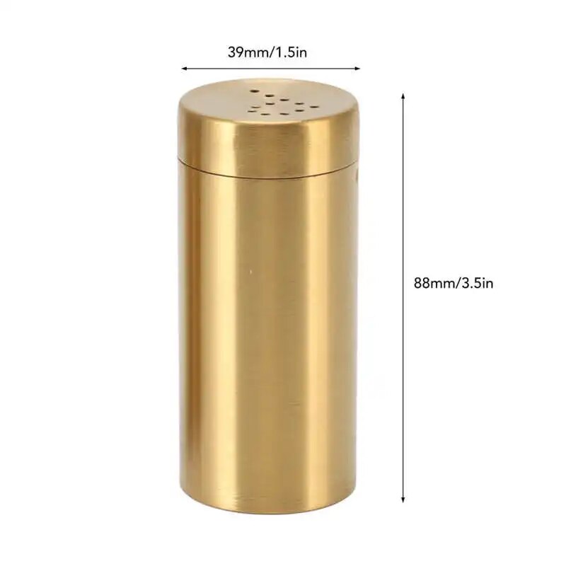 Measurements of the Gold Spice Jar Stainless Steel 39 mm / 1.5in