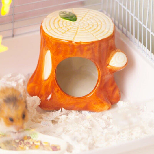 Cute Hamster House Small Porcelain Pet House