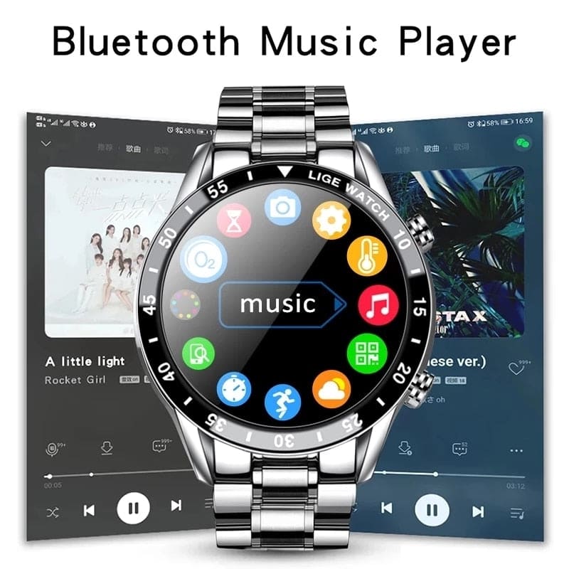 Bluetooth music player watch