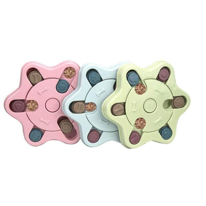 The pet Care - Dog Puzzle Toy Slow Feeder-Star