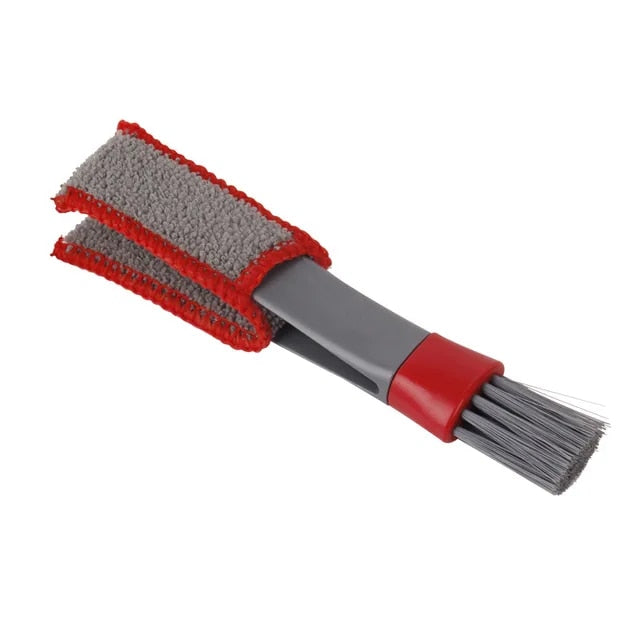 Double head Brush-Grey-red