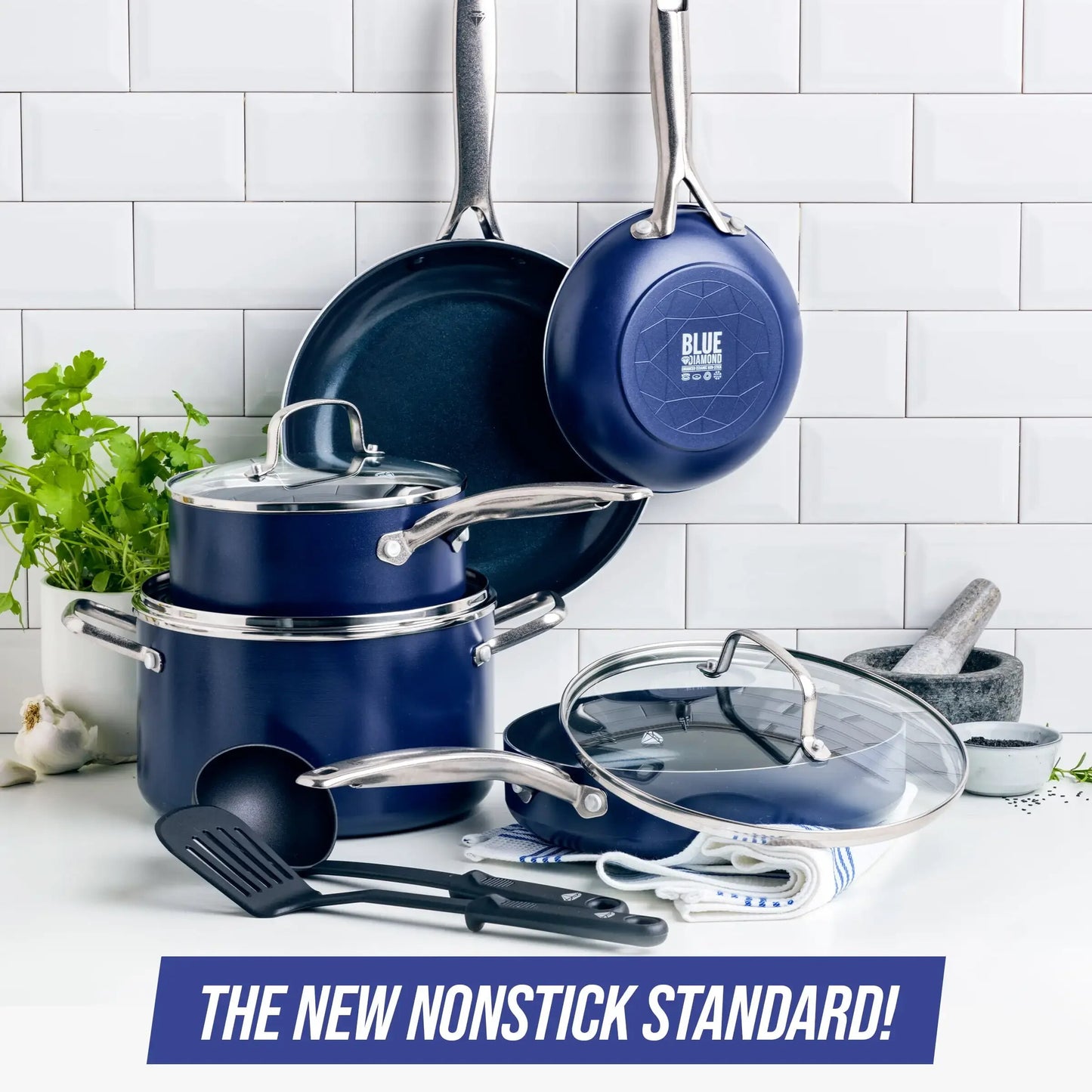 Blue Diamond 12-Piece Cookware