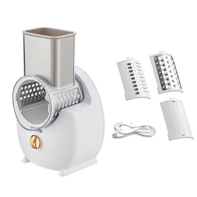 Electric Vegetable Cutter - White